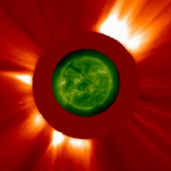 Lasco + EIT image