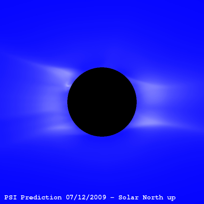 pB Prediciton Solar North Up (Blue)