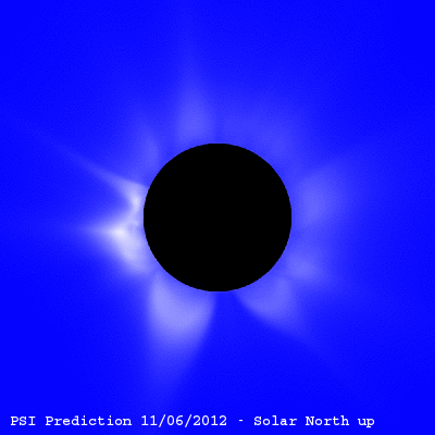 pB Prediciton Solar North Up (Blue)